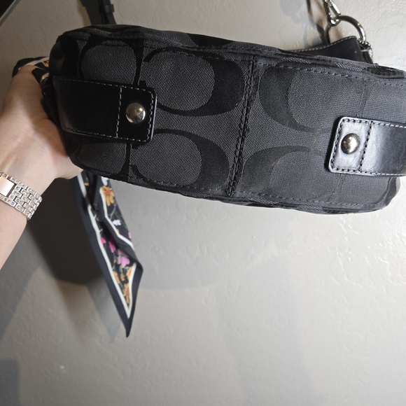 Coach Black and Gray Shoulder Bag - Picture 3 of 4